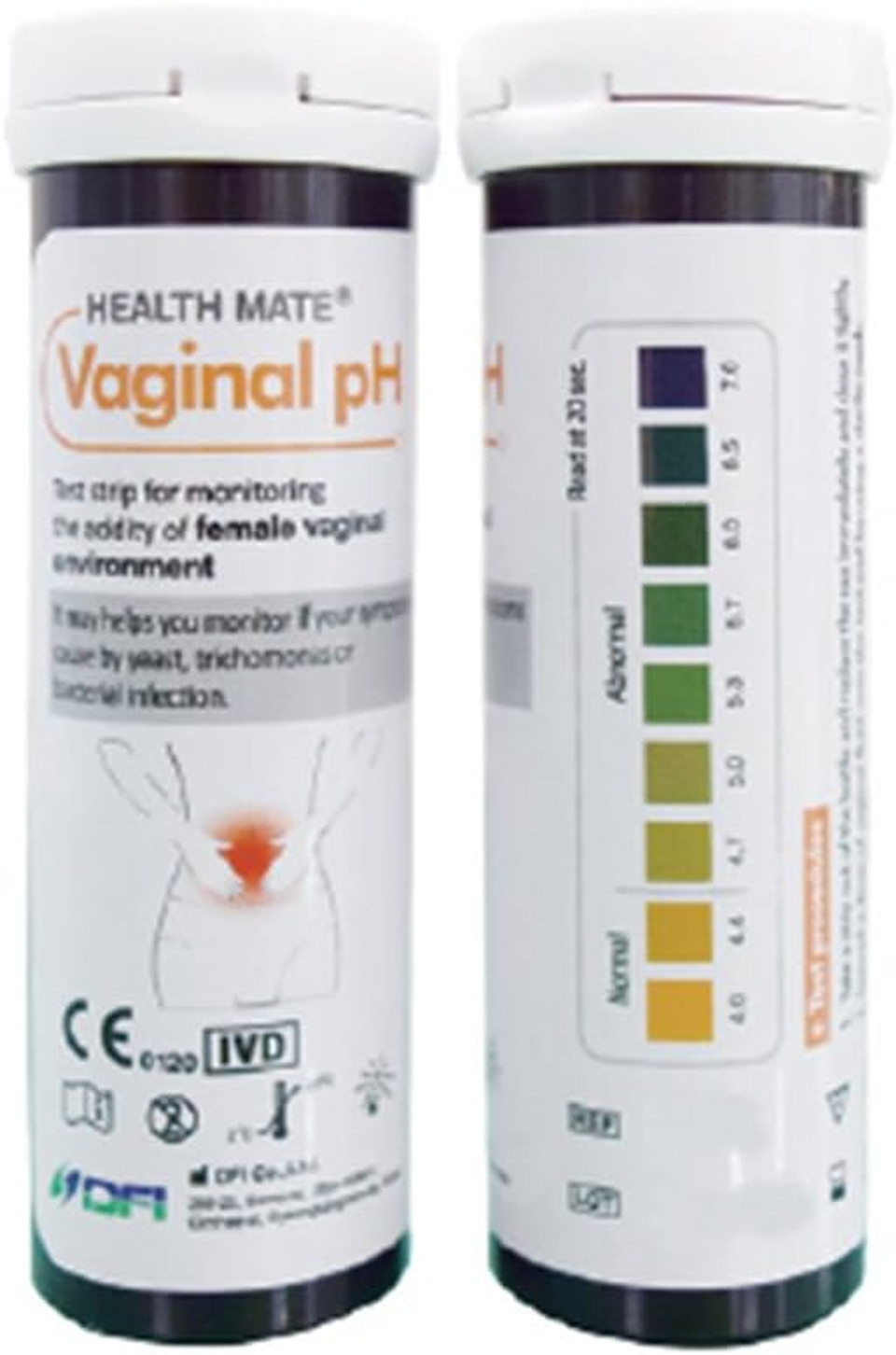 Vaginal Health Ph Test Strips Without Swabs - Monitor Vaginal Intimate Health (Pack Of 25)