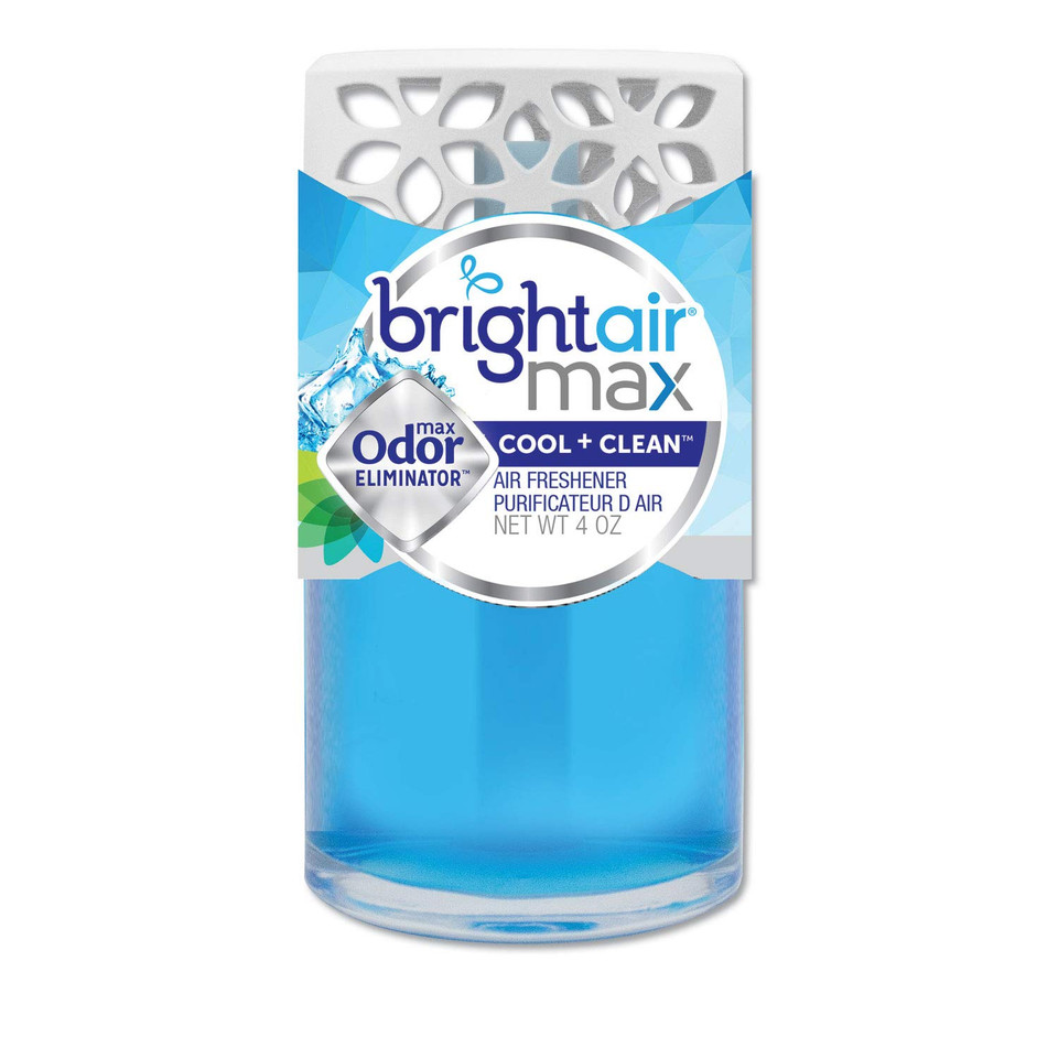 Bright Air Max Cool + Clean Odor Eliminator, Blue, 4 Ounce (Pack Of 1) (900439)