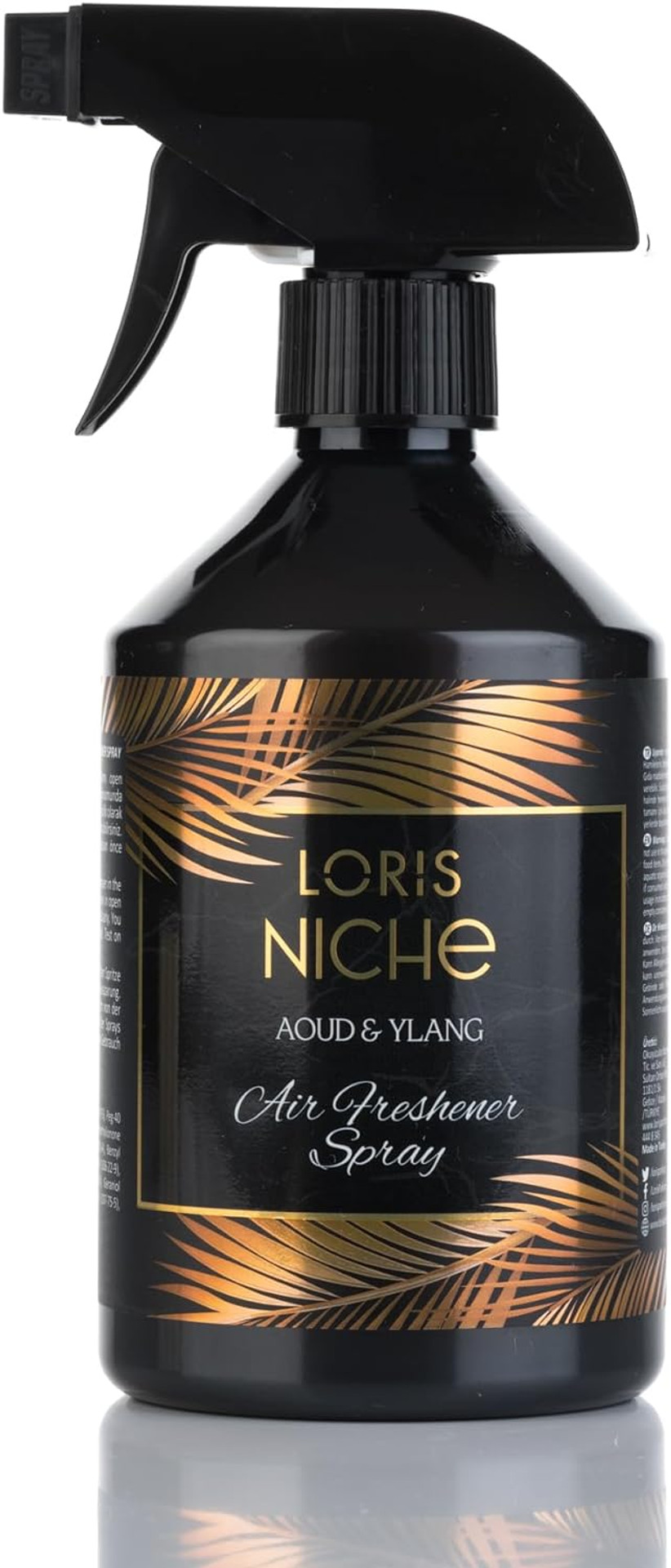 Loris Room Spray, Air Fresheners For Home, Odor Eliminator, Bathroom Spray, Smell Good For Home, Home Fragrance, 500Ml/16,9Fl Oz (Aoud Ylang)