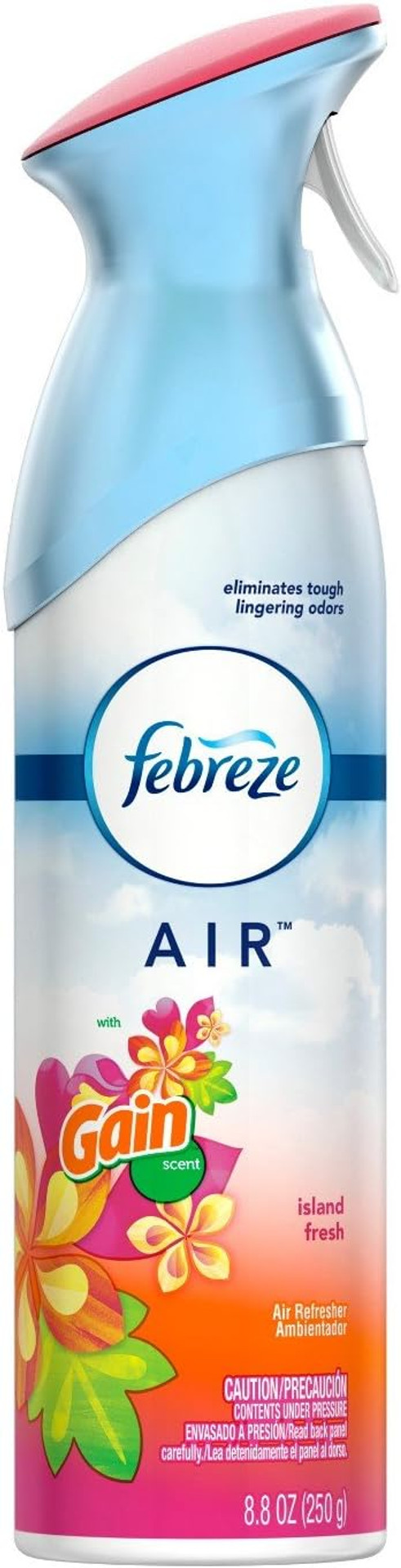 Febreze Air Freshener Spray - Gain Island Fresh - Net Wt. 8.8 Oz (250 G) Per Bottle - Pack Of 2 Bottles