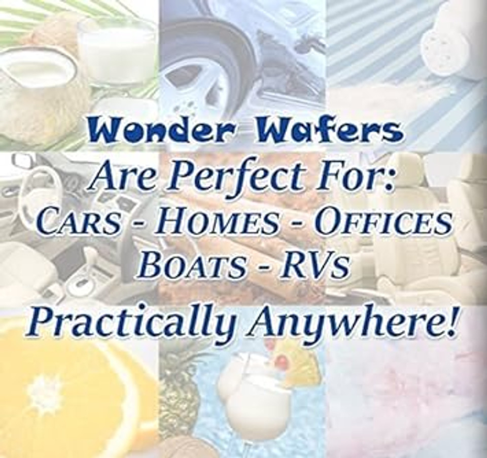 Wonder Wafers 25 Ct Individually Wrapped Fresh Lemon Air Fresheners