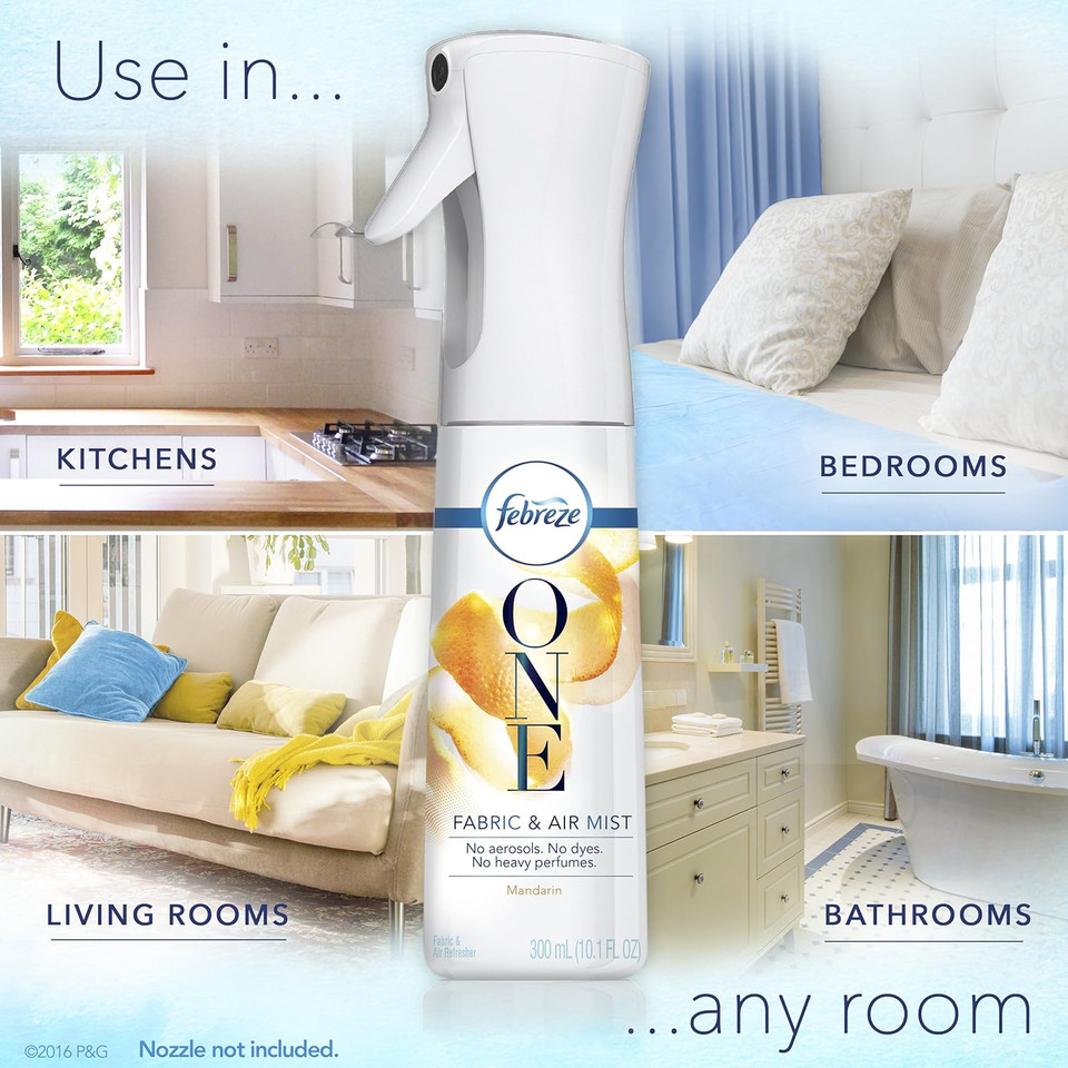 Febreze One Fabric And Air Mist Refill, Mandarin Scent, 10.1 Ounce