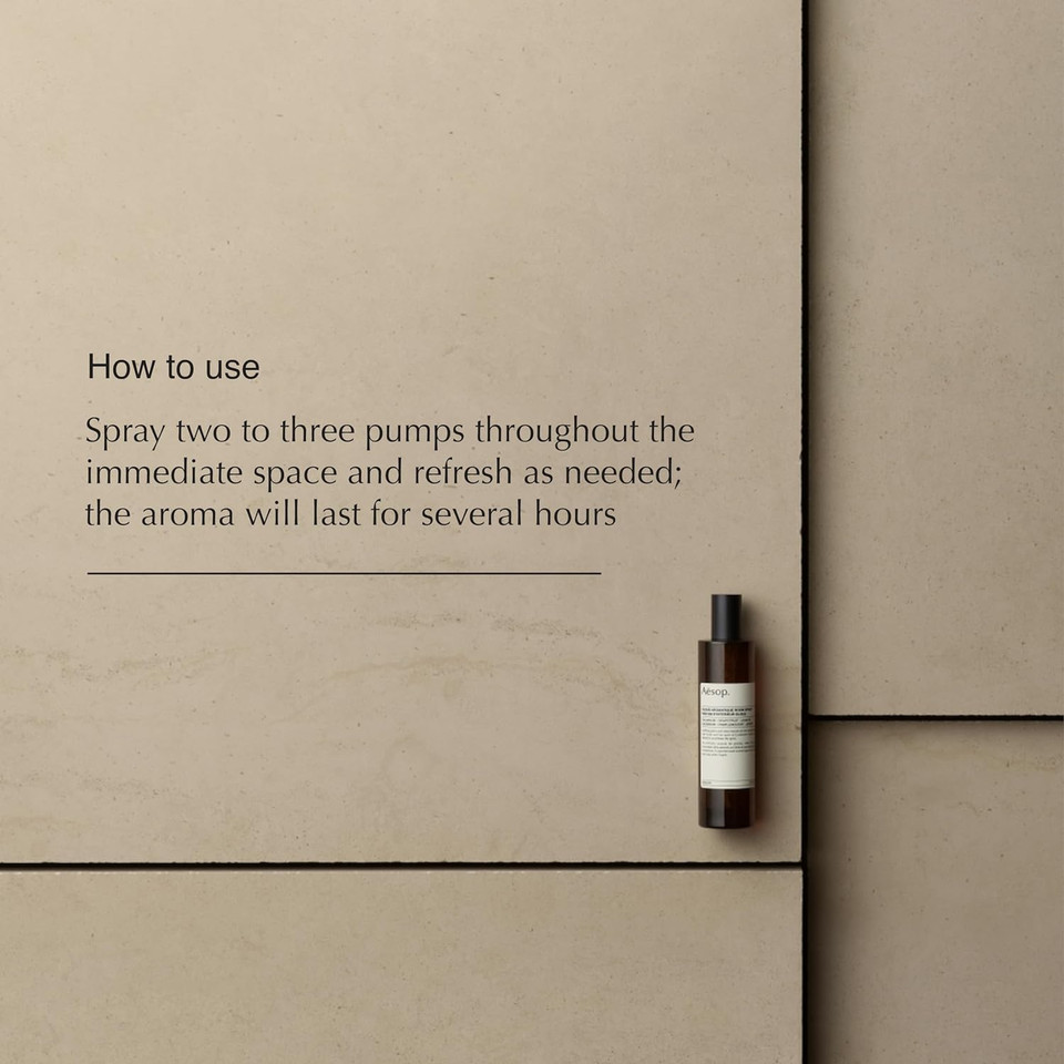 Aesop Olous Aromatique Room Spray - Blend Of Citrus Botanicals, Cedar And Cardamom - Aroma For Several Hours - 3.4 Oz