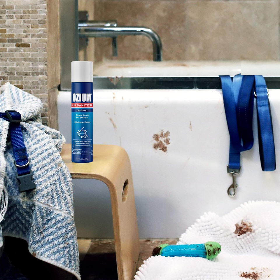 Ozium Air Sanitizer & Odor Eliminator For Homes, Cars, Offices And More, Country Fresh, 3.5 Ounce (Pack Of 4)