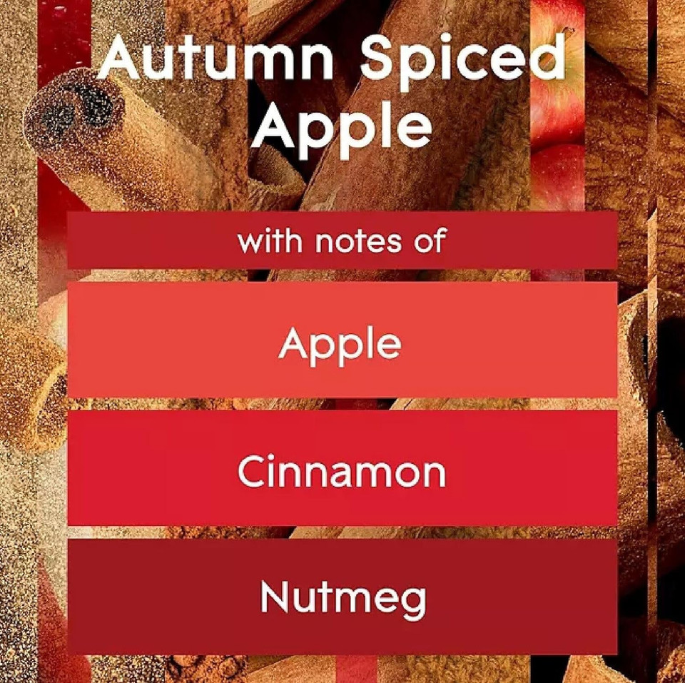 Glade Automatic Spray Air Freshener, 1 Holder + 3 Refills, Autumn Spiced Apple