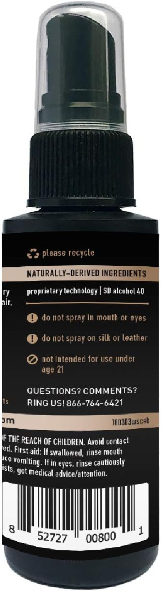 Natural Odor Eliminator Spray, 2 Fluid Ounce (Pack Of 2), Safe And Natural Smoke Odor Eliminator For Hands, Hair, Clothes, House And Car