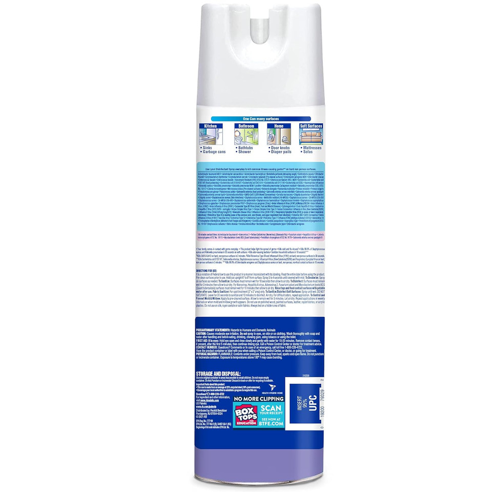 Lysol Disinfectant Spray, Early Morning Breeze, 76Oz (4X19Oz)