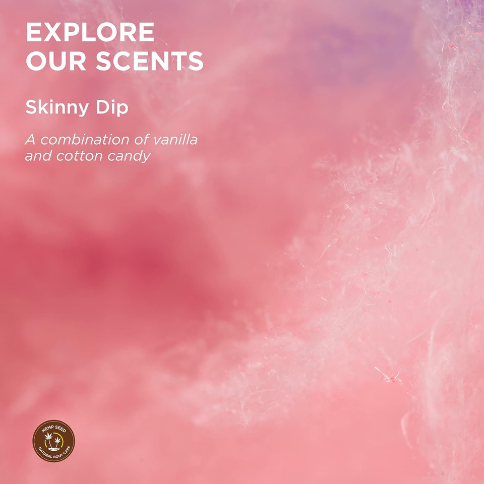 Hemp Seed Body Mist - 8 Fl Oz - Moisturizes, Invigorates & Protects Skin - With Hemp Seed Oil, Chamomile & Aloe Vera - Vegan, Cruelty Free