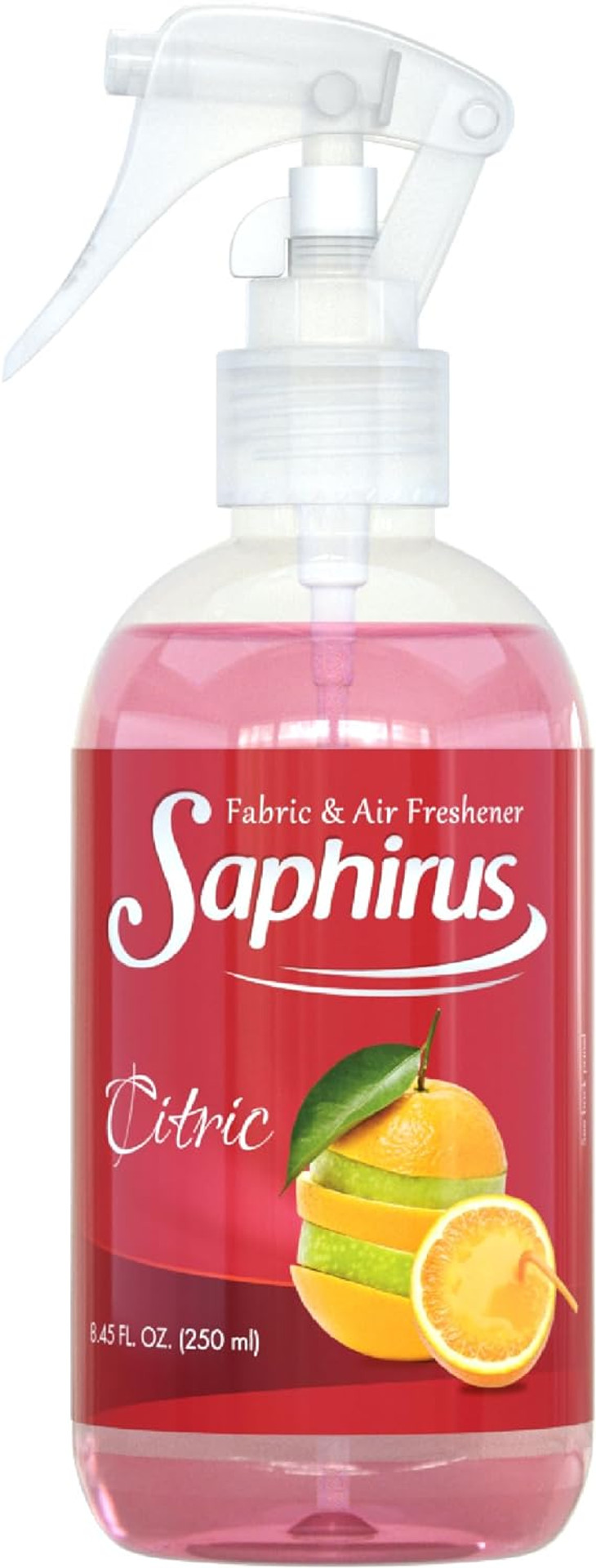 Home & Fabric Spray Air Freshener, Fragrance For Office, Car, Bathroom, Multiroom - Citric, 8.45 Oz (Pack Of 1)