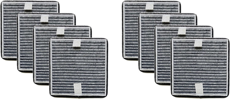 Nispira Carbon Filter Replacement For Odorgrab Portable Air Cleaner Odor Reducer, Compatible With Febreze Fht150W. Compared To Part Frf105. 8 Packs