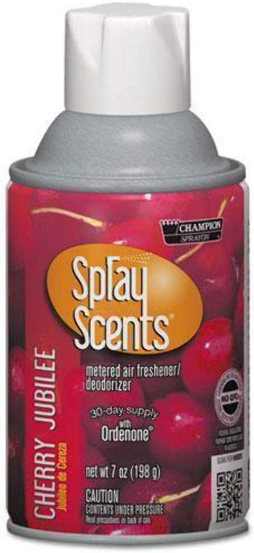 Cha5181 Sprayscents Metered Air Freshener Refill, Cherry Jubilee, 7Oz, Aerosol, 12/Ct