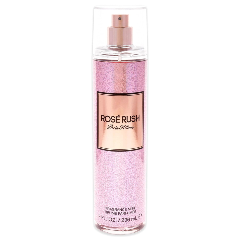 Paris Hilton Rose Rush Body Spray For Women | Floral And Fruity Fragrance | Notes Of Rose Petals, Papaya And Amber | Feminine, Flirty And Long-Lasting | 8 Oz8 Fl Oz (Pack Of 1)