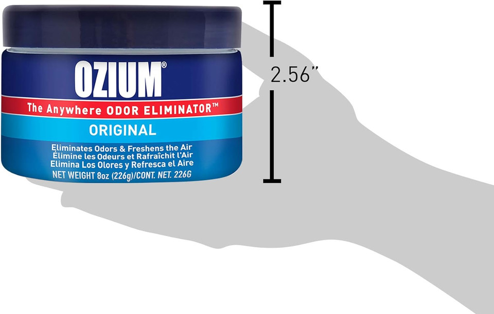 Ozium 8 Oz. 1 Pack Odor Eliminating Gel For Homes, Cars, Offices And More