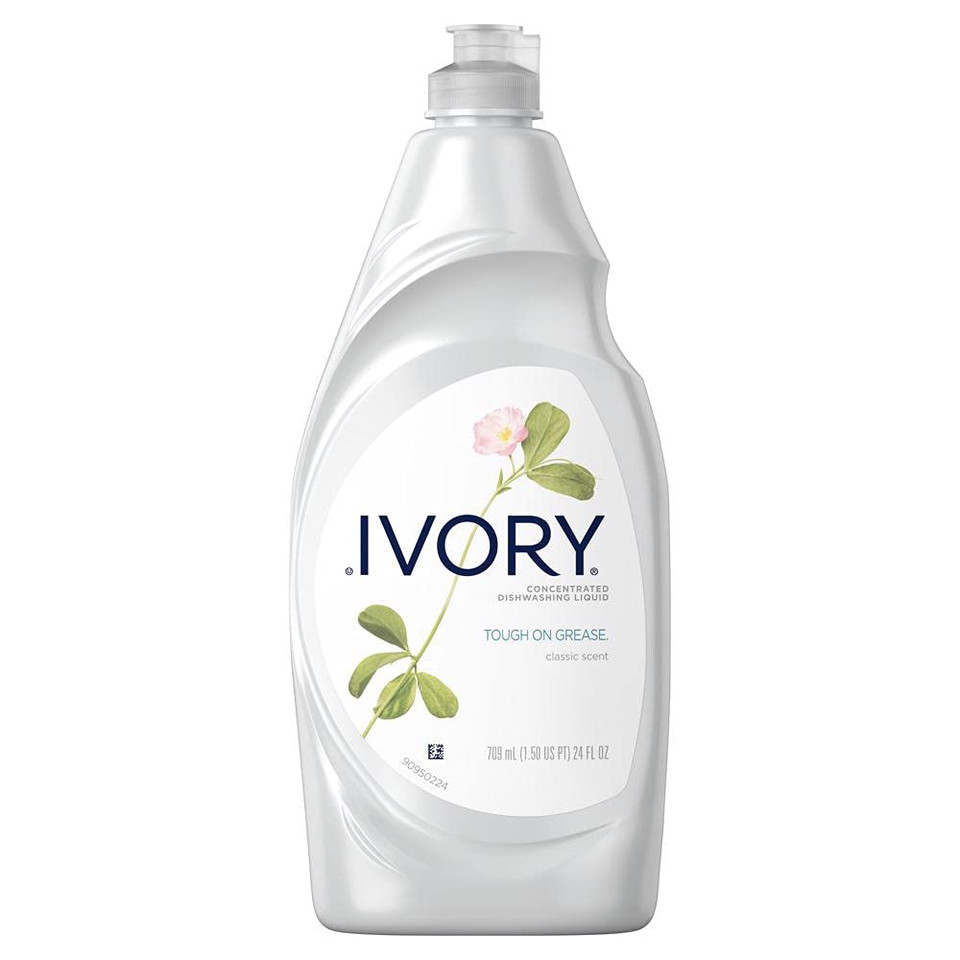 Ivory Ultra Concentrated Dishwashing Liquid Dish Soap, Classic Scent, 24 Fl Oz