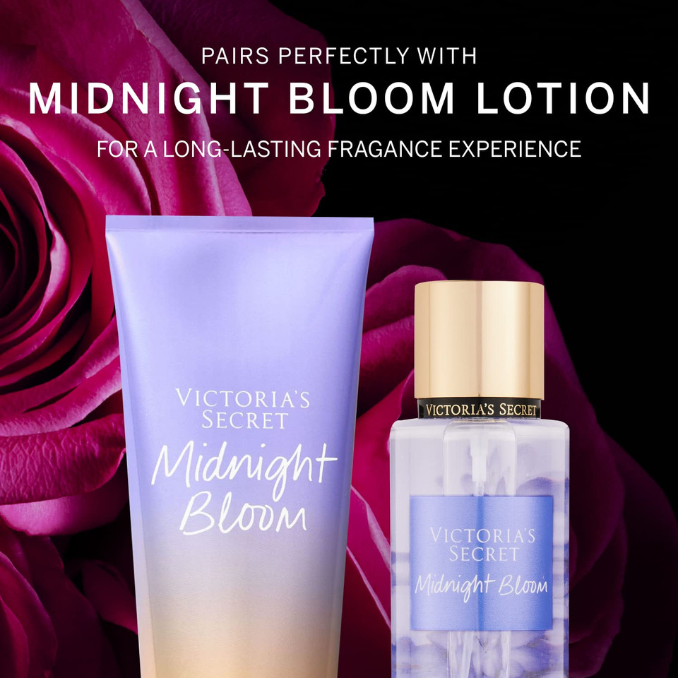 Victoria'S Secret Midnight Bloom Body Mist For Women, Perfume With Notes Of Moon Flower And Creamy Woods, Womens Body Spray, Star Crossed Lover Womenã¢ÂS Fragrance - 250 Ml / 8.4 Oz8.4 Fl Oz (Pack Of 1)