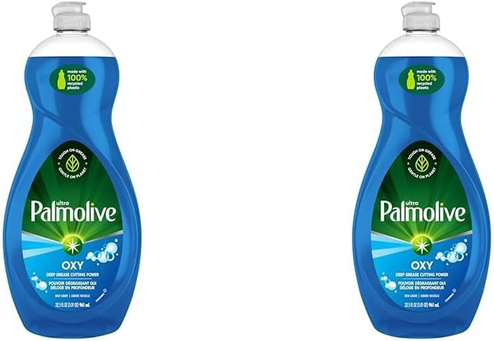 Palmolive Ultra Dish Liquid Oxy Power Degreaser, 32.5 Fl Oz (Pack Of 2)