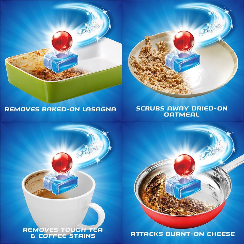 Finish Quantum Max Powerball, Dishwasher Detergent Tablets, 25 Tabs