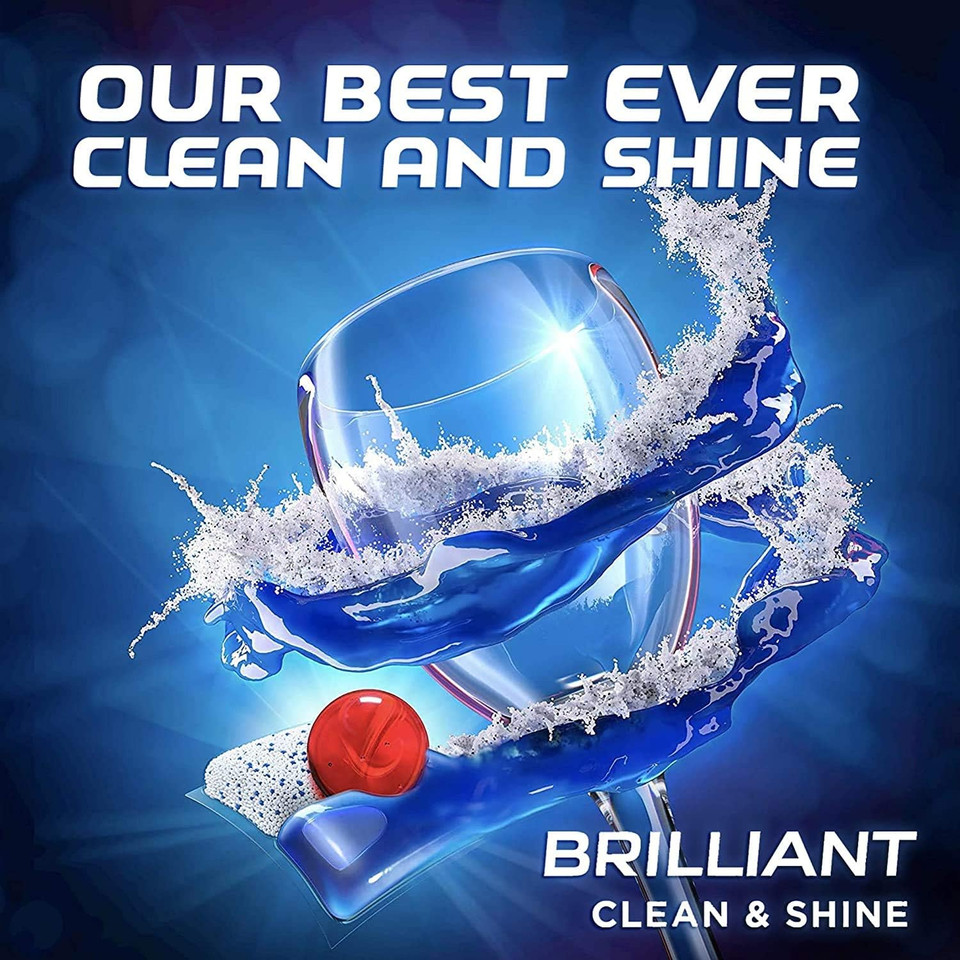 Finish Quantum Infinity Shine - 70 Count - Dishwasher Detergent - Powerball - Our Best Ever Clean And Shine, Dishwashing Tablets & Jet-Dry Rinse Aid, 8.45Oz, Dishwasher Rinse Agent & Drying Agent