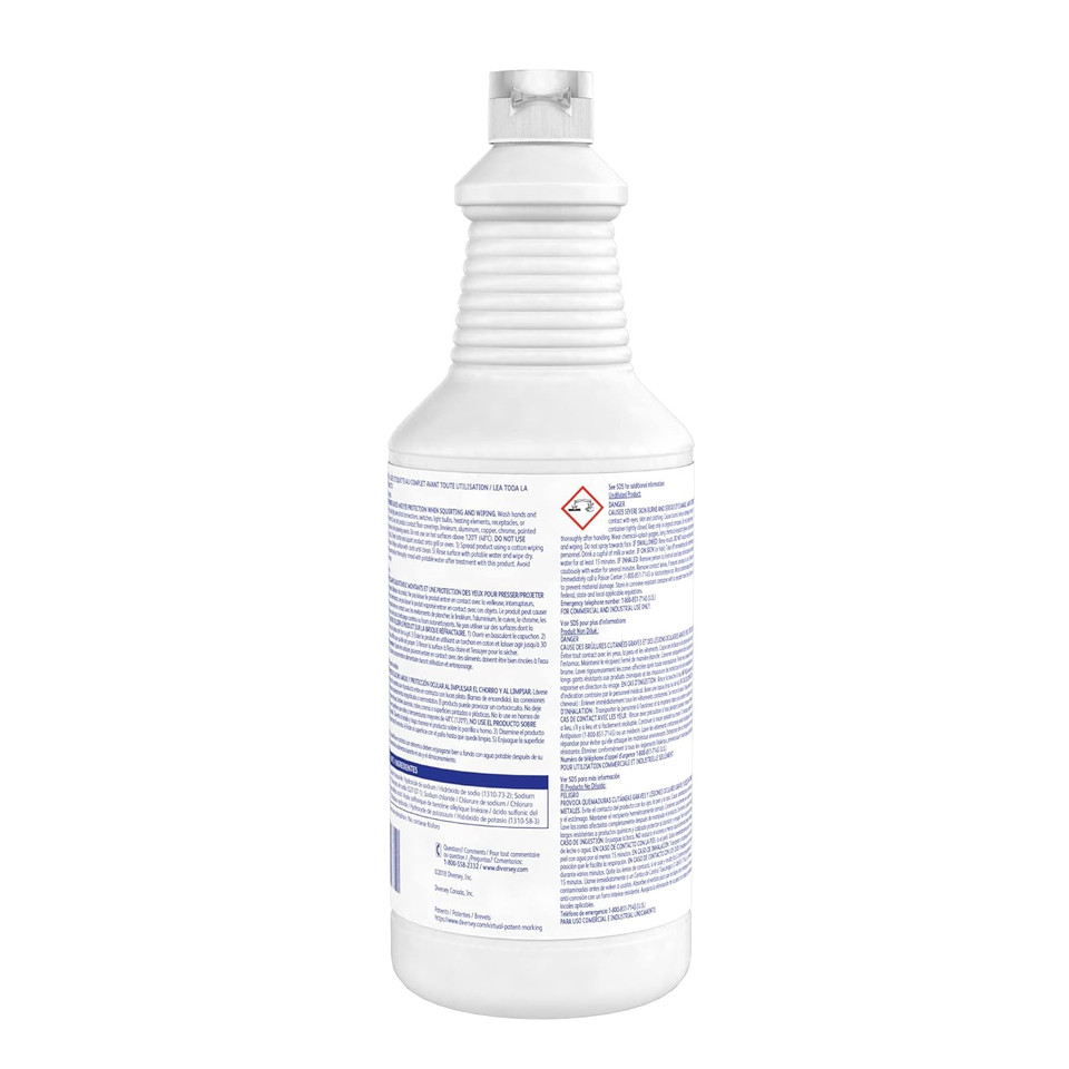 Diversey 94271490 Suma Gel Oven & Grill Cleaner, Removes Heavy Grease Deposits, Ready-To-Use, 32-Ounce