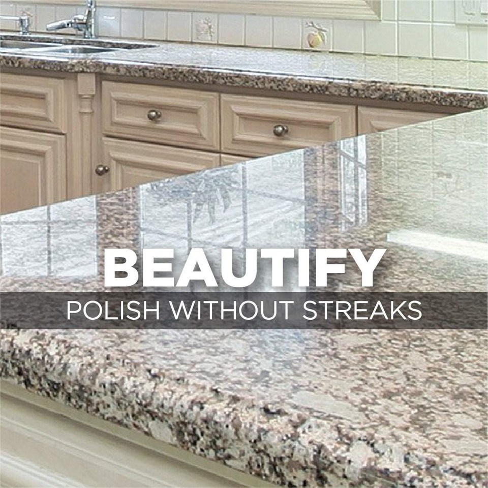 Weiman Granite Cleaner And Polish - 12 Fluid Ounce - Enhances Natural Color In Granite Quartz Marble Soap Stone And More