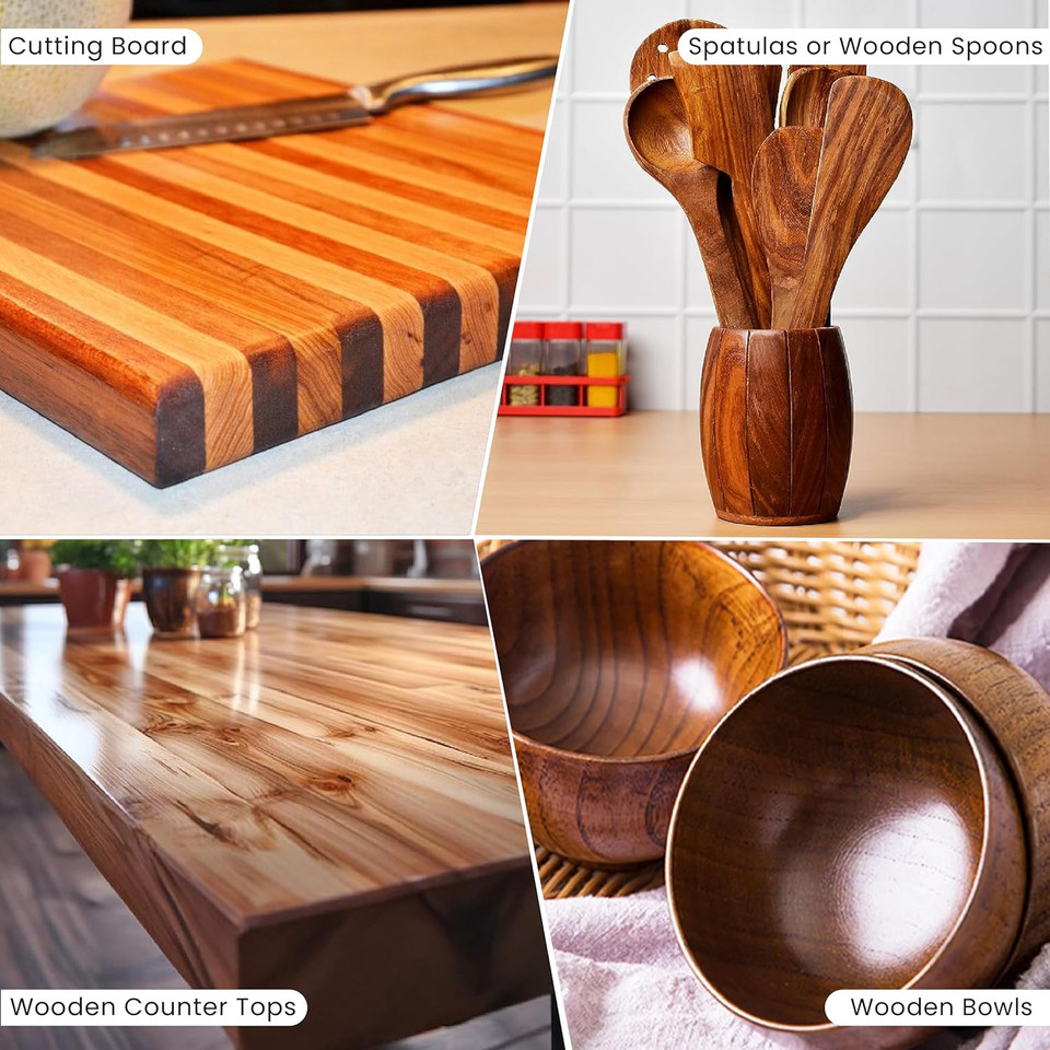 Cutting Board Cream - Wood Wax - Wood Conditioner - Food Grade Wax For Wooden Utensils, Tools, Countertops - Cutting Board Wax - Cracking And Warping Protection - 120Ml/4 Oz - Beaver Wood Care Cutting Board Cream - Wood Wax - Wood Conditioner - Food Grade Wax For Wooden Utensils, Tools, Countertops - Cutting Board Wax - Cracking And Warping Protection - 120Ml/4 Oz - Beaver Wood Care