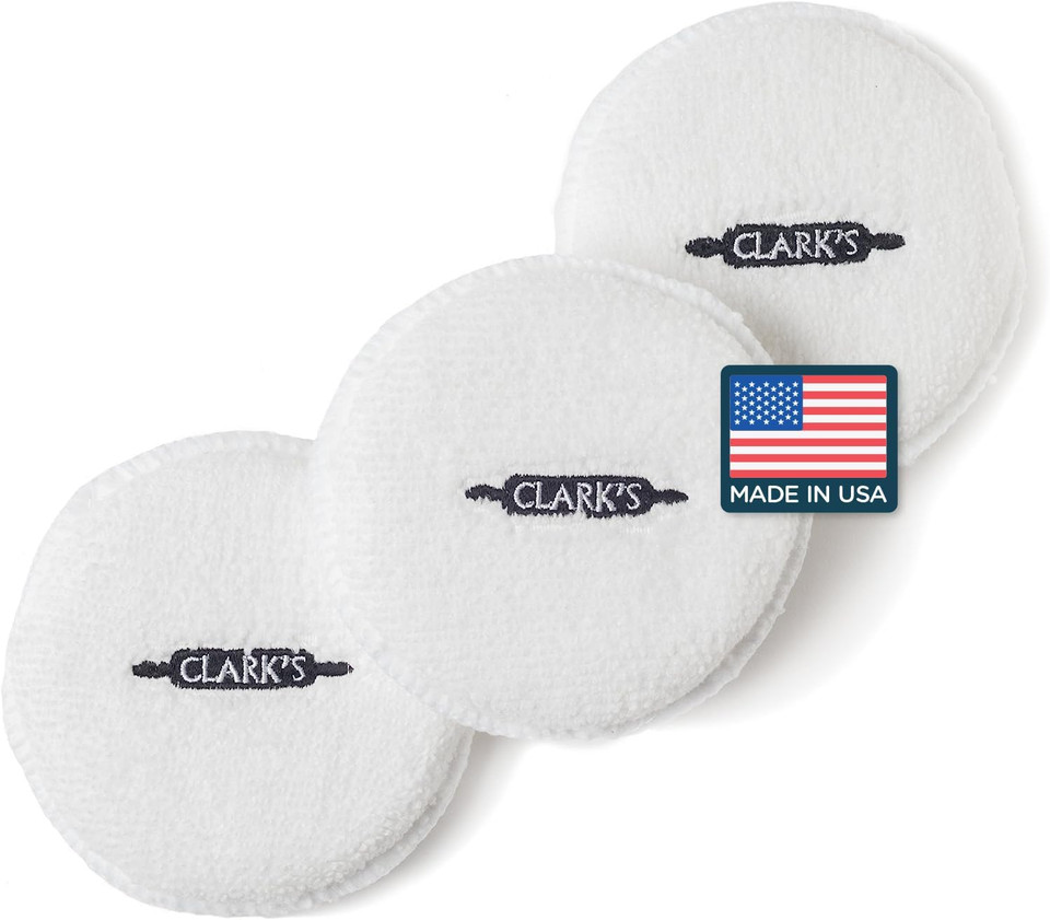 Clark'S Buffing Pads For Cutting Boards (3 Pack) - Finishing Pads For Applying And Buffing Wax On Wood Surfaces, Boards And Countertops - Cutting Board Oil Or Wax Applicator Pad - 3.5In Diameter Clark'S Buffing Pads For Cutting Boards (3 Pack) - Finishing Pads For Applying And Buffing Wax On Wood Surfaces, Boards And Countertops - Cutting Board Oil Or Wax Applicator Pad - 3.5In Diameter