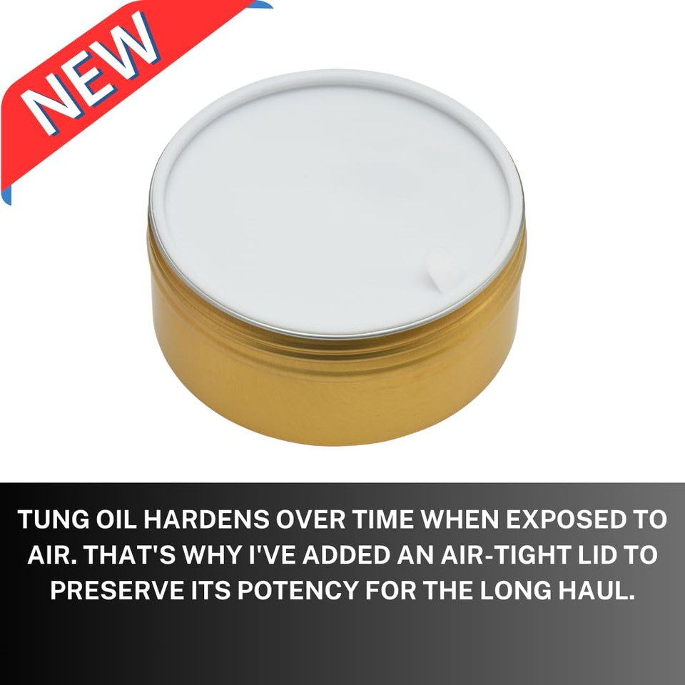 Z'S Wood Nectar All Natural Beeswax Furniture Polish & Conditioner (6Oz) -Sent Tung Aroma