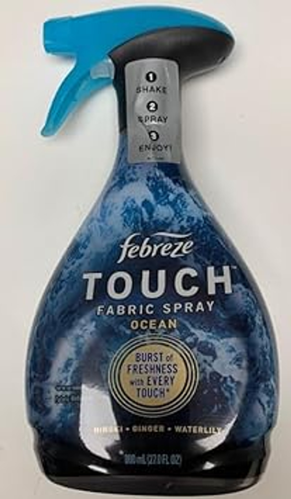 Febreze Touch Fabric Spray And Odor Fighter, 27 Oz Ocean Scent (Ocean, 27)