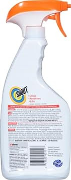 Shout Active Enzyme Laundry Stain Remover Spray, Triple-Acting Formula Clings, Penetrates, And Lifts 100+ Types Of Everyday Stains - Prewash Spray 22Oz