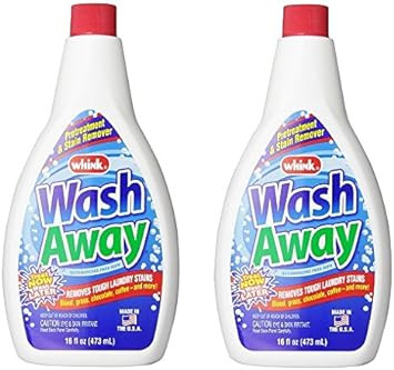 Whink Wash Away Stain Remover, 16 Fl Oz, 2 Pack