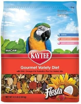 Kaytee Fiesta Macaws Bird Food 25 Lb