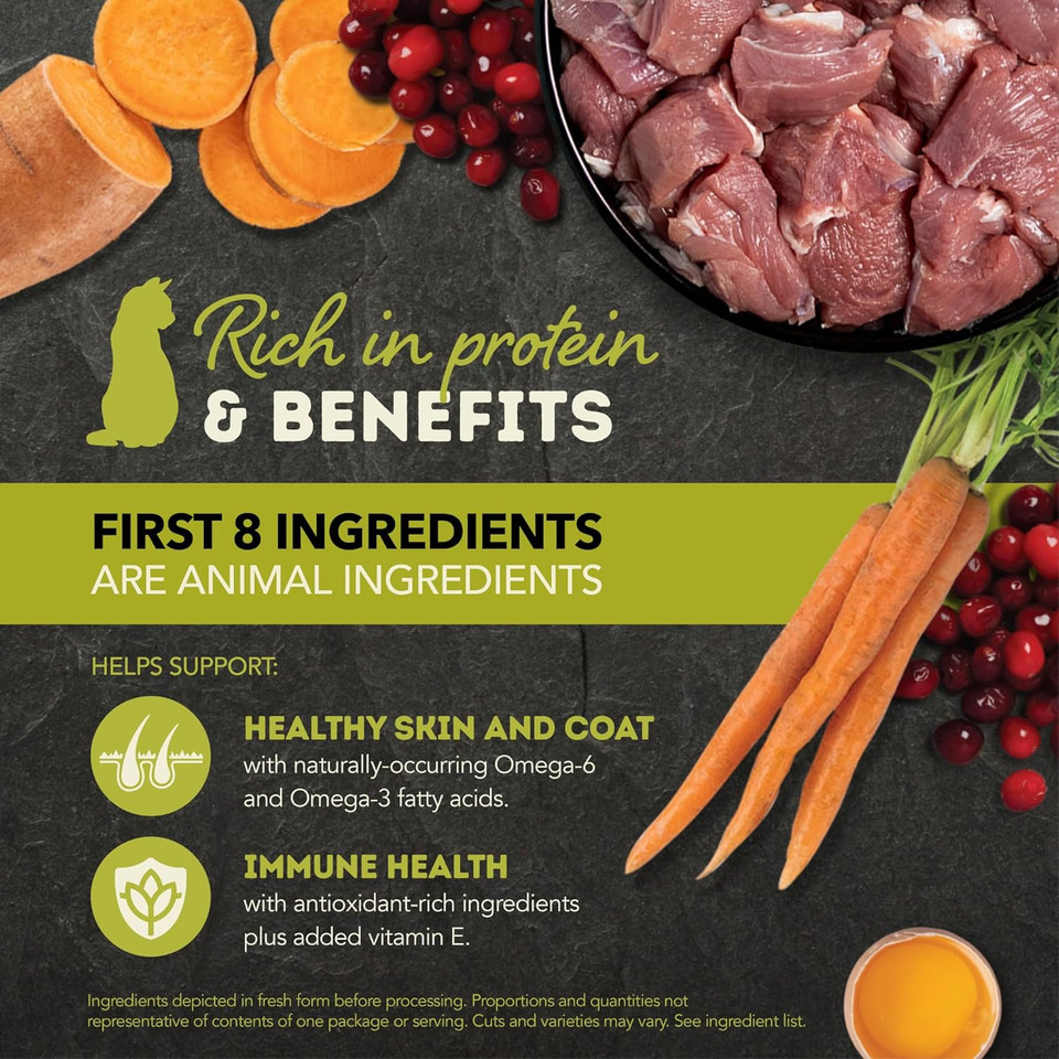 Acanaã¢Â Chunks In Broth Lamb & Kidney Recipe Wet Food For Cats (Case Of 12)