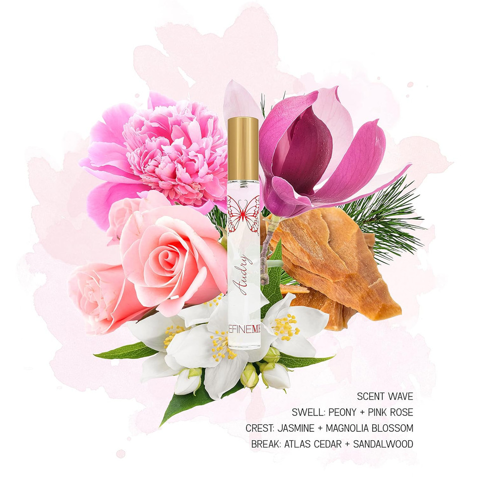 Defineme Natural Perfume Mist, Audry, 0.3 Fl Oz, Convenient, On-The-Go Travel Size
