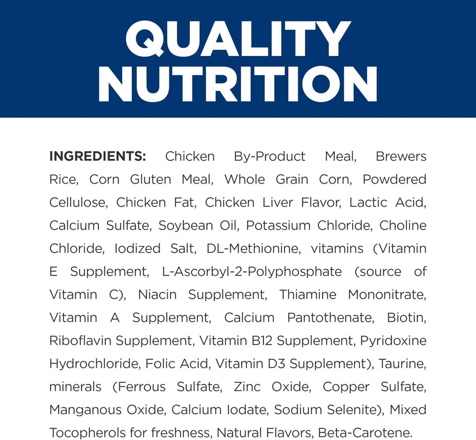 Hill'S Prescription Diet T/D Dental Care Chicken Flavor Dry Cat Food, Veterinary Diet, 4 Lb. Bag