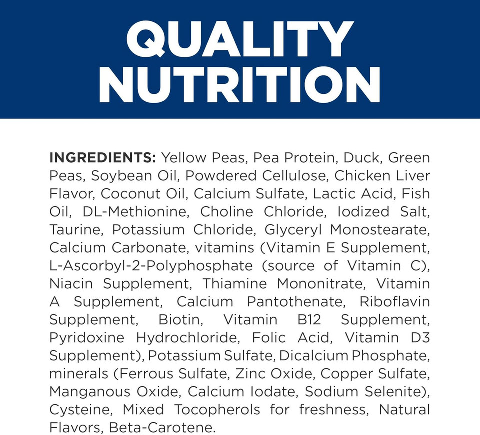 Hill'S Prescription Diet D/D Food Sensitivities Duck & Green Pea Formula Dry Cat Food, Veterinary Diet, 8.5 Lb. Bag