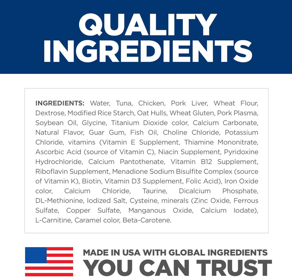 Hill'S Science Diet Adult 7+, Senior Adult 7+ Premium Nutrition, Wet Cat Food, Tuna Stew, 5.5 Oz Can, Case Of 24