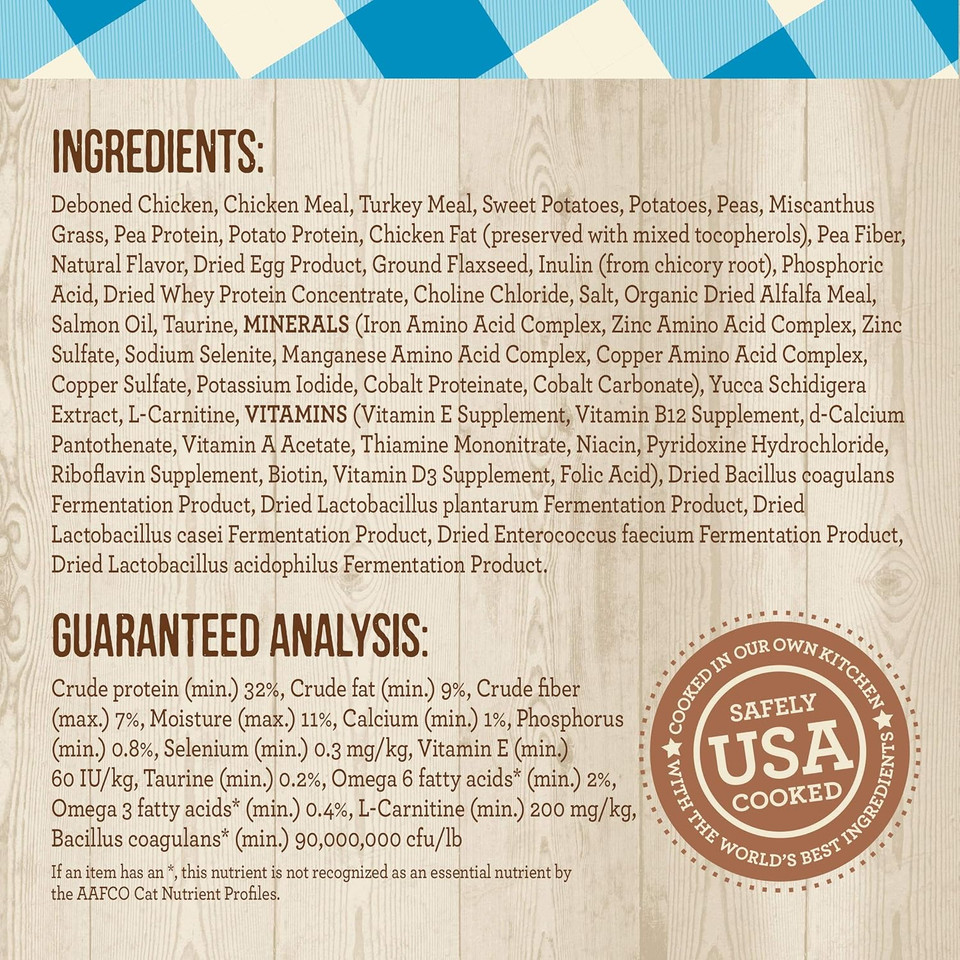 Merrick Purrfect Bistro Grain Free Natural Dry Cat Food For Adult Cats, Complete Care Weight Control Recipe - 4 Lb. Bag