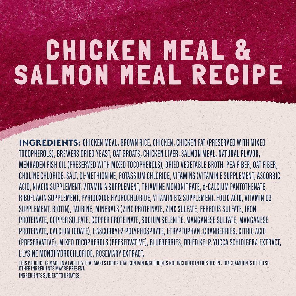 Natural Balance Original Ultra Chicken Meal & Salmon Meal Cat Food Whole Body Health Dry Food For Kittens To Adult Cats 15-Lb. Bag