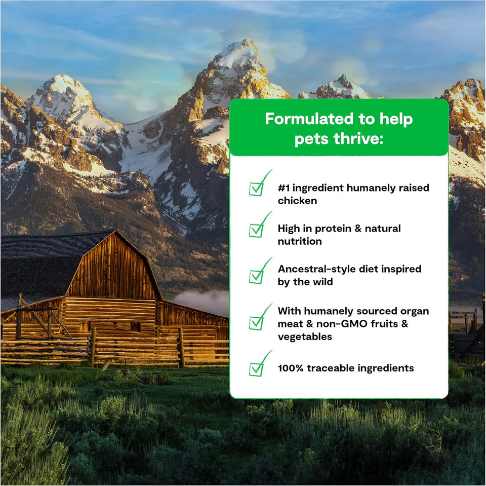 Open Farm Rawmix Prairie Recipe For Cats, Includes Kibble, Bone Broth, And Freeze Dried Raw, Inspired By The Wild, Humanely Raised Protein And Non-Gmo Fruits And Veggies, 2.25 Lb