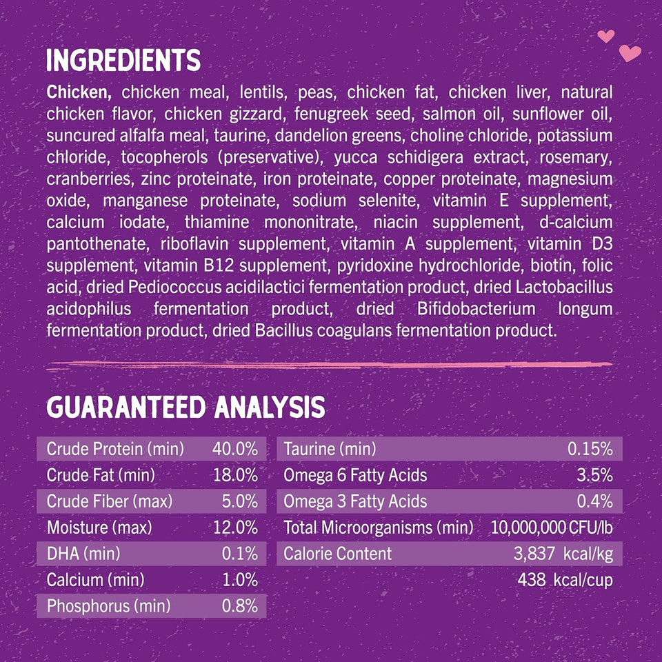 Stella & Chewy'S Raw Coated Premium Kibble Cat & Kitten Food  Grain Free, Protein Rich Meals  Cage-Free Chicken For Kittens Recipe  2.5 Lb. Bag