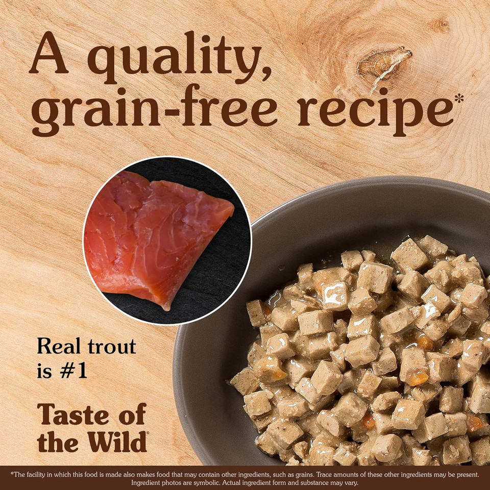 Taste Of The Wild Canyon River Feline Recipe With Trout & Salmon In Gravy 5.5Oz (Pack Of 24)