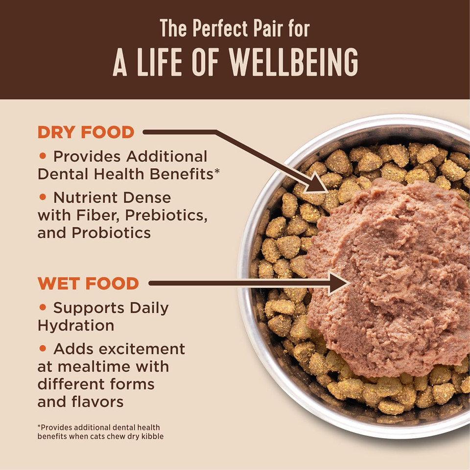 Wellness Core+ Hairball Grain-Free High Protein Adult Dry Cat Food, Chicken And Chicken Meal Recipe, 4.75 Pound Bag