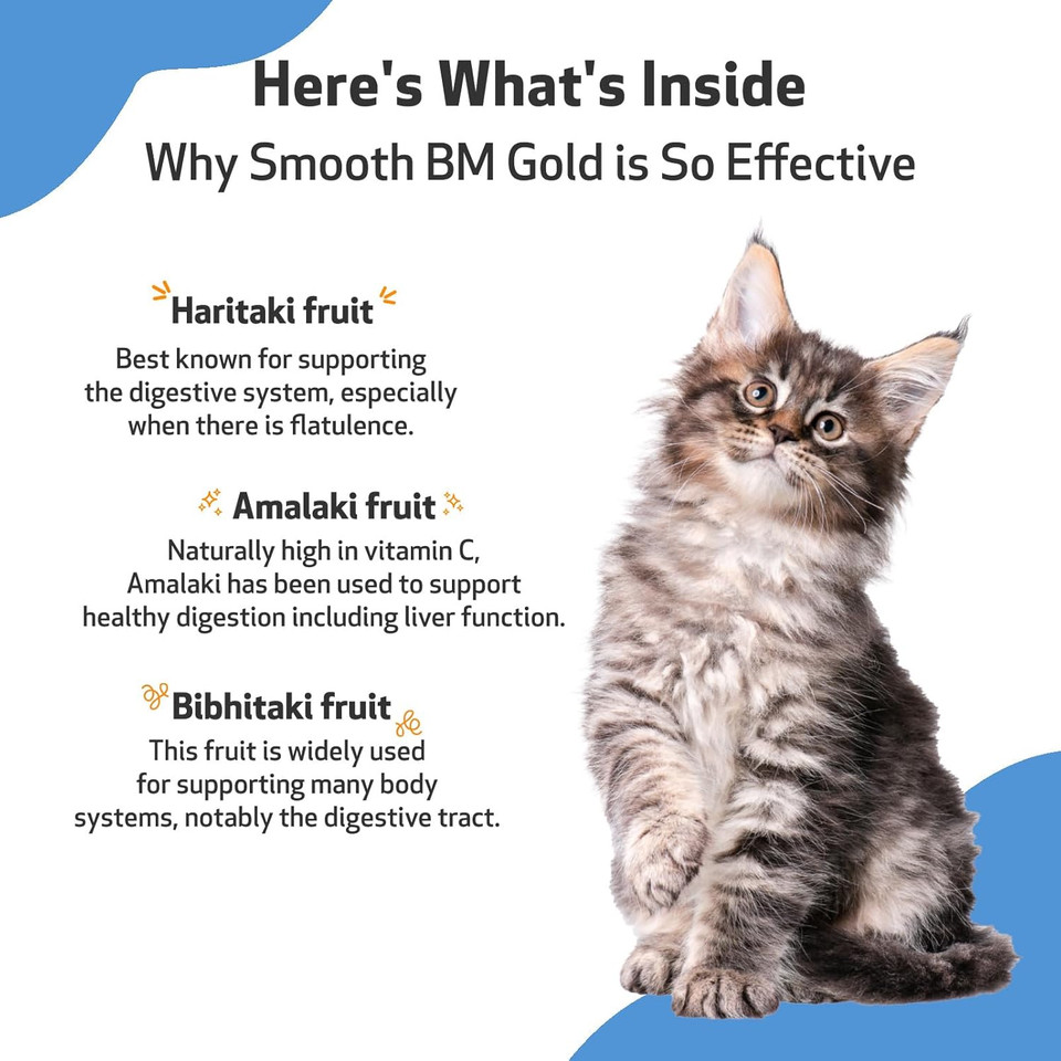 Pet Wellbeing Smooth Bm Gold For Cats - Gentle Constipation Relief For Felines - Natural Herbal Supplement 2 Oz (59 Ml) Pet Wellbeing Smooth Bm Gold For Cats - Gentle Constipation Relief For Felines - Natural Herbal Supplement 2 Oz (59 Ml)