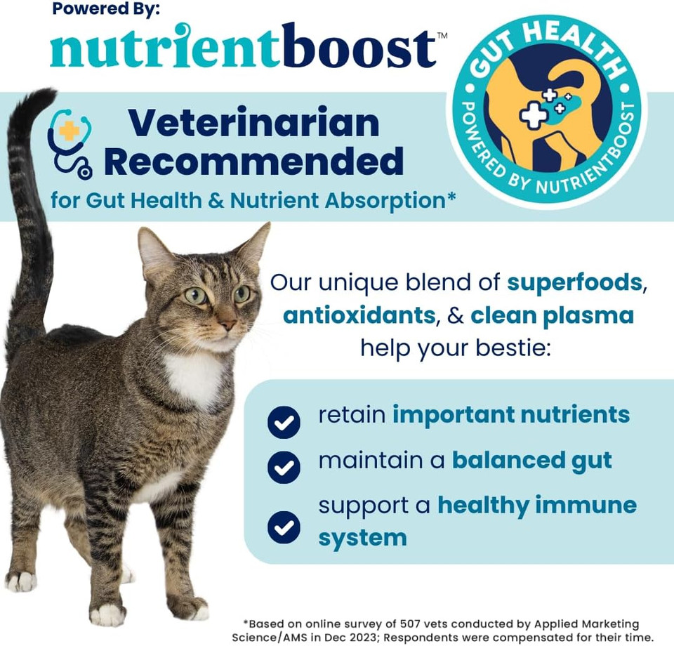 Solid Gold Nutrientboost Meal Topper For Cats - High Protein Crunchy Cat Treats Rich In Vitamins Minerals And Amino Acids - 1 Pound