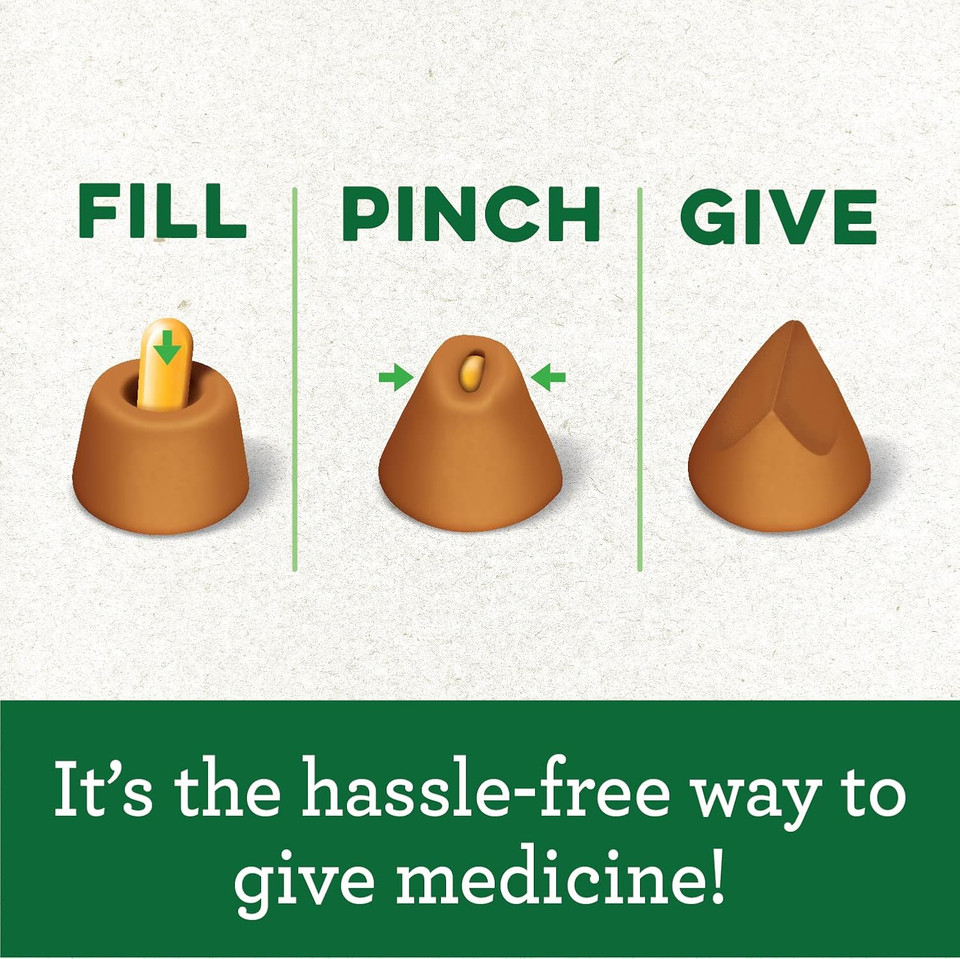 Greenies Feline Pill Pockets For Cats Natural Soft Cat Treats, Chicken Flavor, 1.6 Oz. Pack (45 Treats) Greenies Feline Pill Pockets For Cats Natural Soft Cat Treats, Chicken Flavor, 1.6 Oz. Pack (45 Treats)