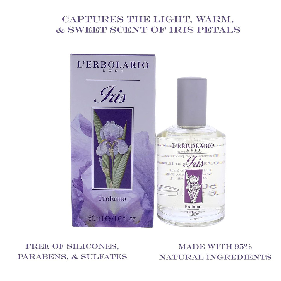 L'Erbolario Lodi Acqua Di Profumo Iris (Eau De Parfum) 1.7 Fluid Ounces (50 Ml.)