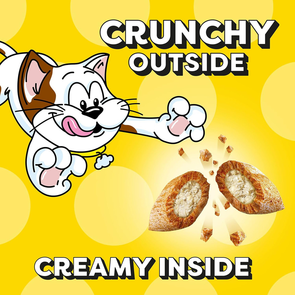 Temptations Classic Crunchy And Soft Cat Treats Hearty Beef Flavor, 6.3 Oz. Pouch (Pack Of 10)