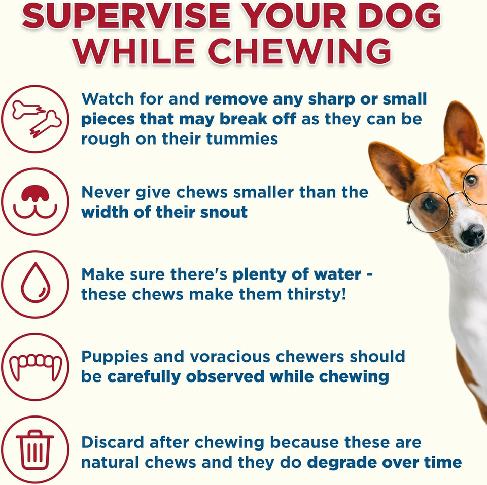 Marrow Bones For Dogs, 8 Pack - Usa Packed Healthy Dog Treats, Dog Bones For Large Dogs - Grass-Fed Beef Long Lasting Dog Chews, By Best Bully Sticks