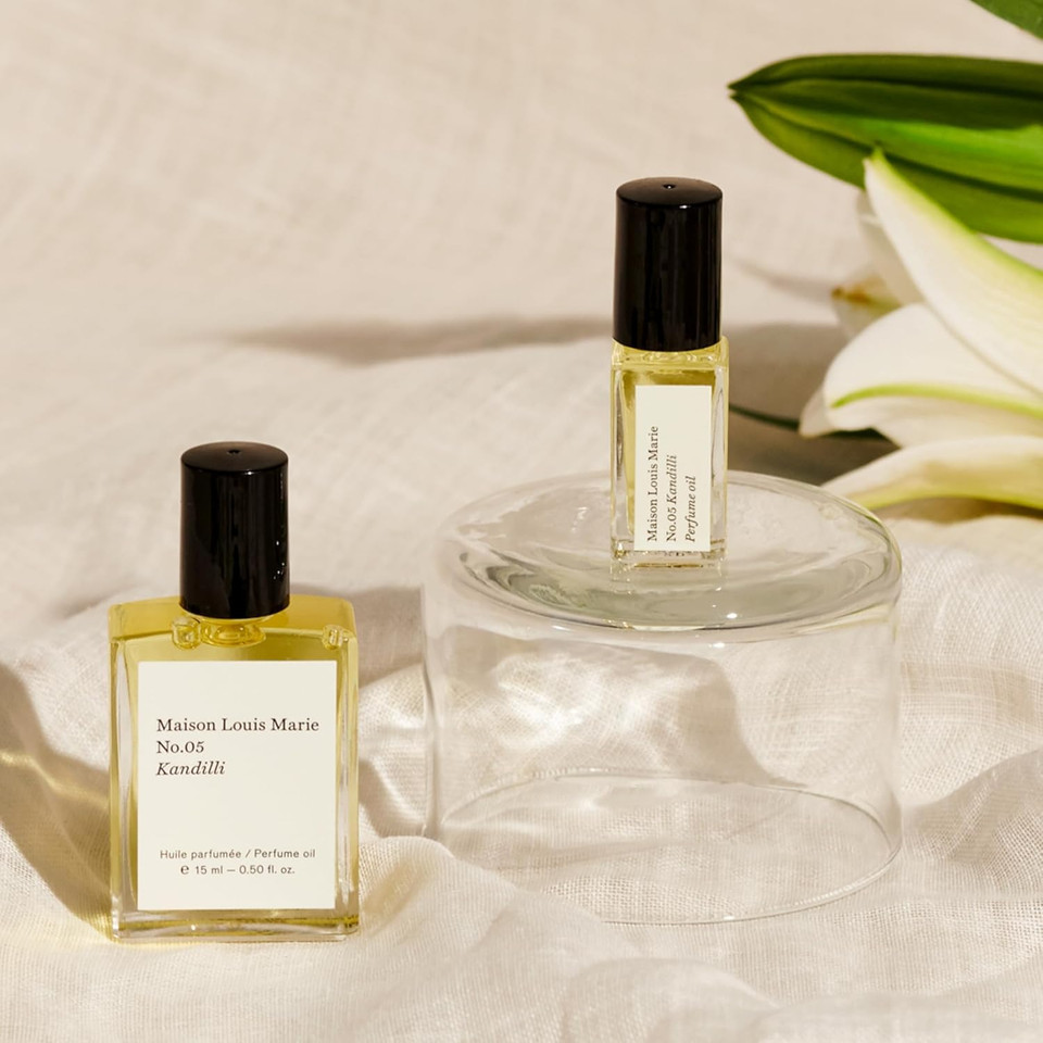 Maison Louis Marie - No.12 Bousval Natural Roll-On Perfume Oil | Luxury Clean Beauty + Non-Toxic Fragrance (0.5 Fl Oz | 15 Ml)