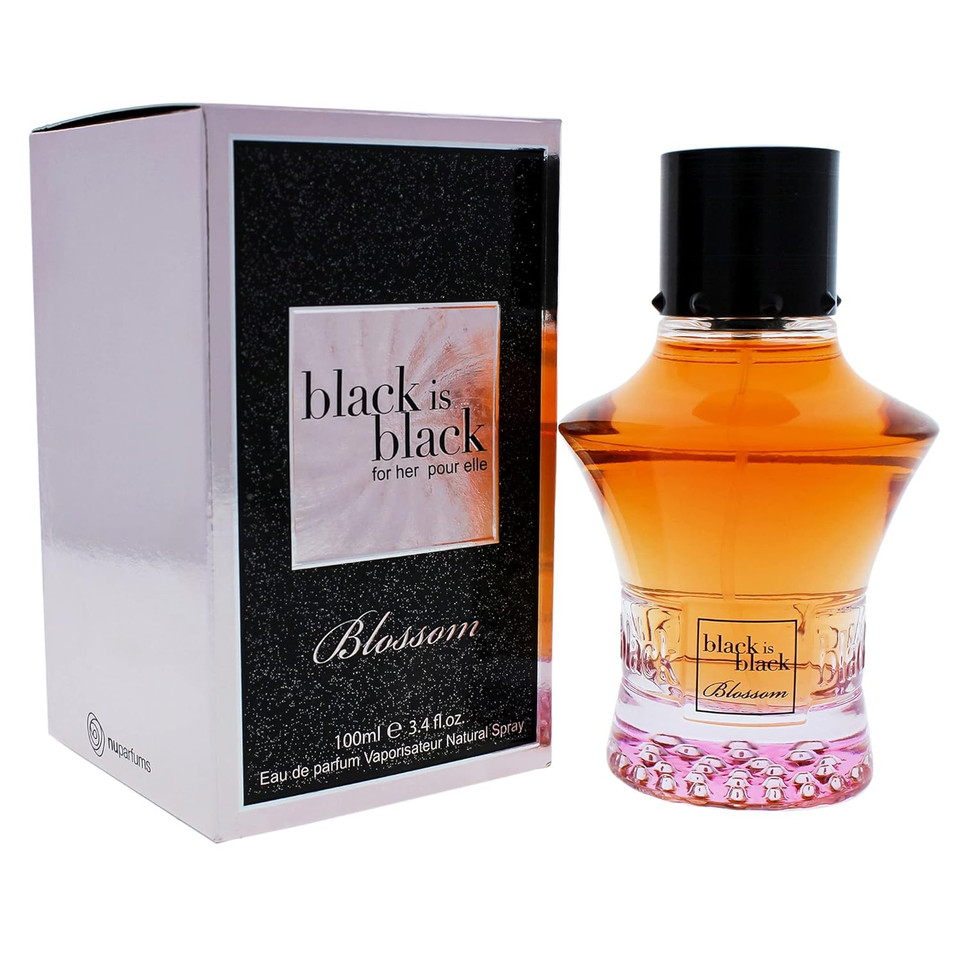Nu Parfums Black Is Black Blossom, 3.4 Oz